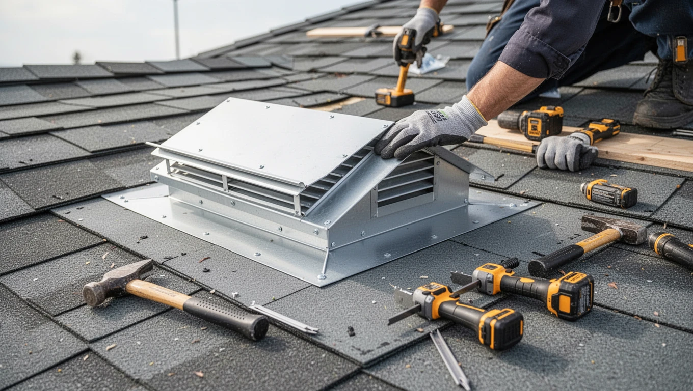 Ridge Vent Installation