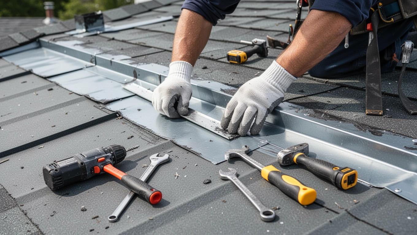 Roof Flashing Repair